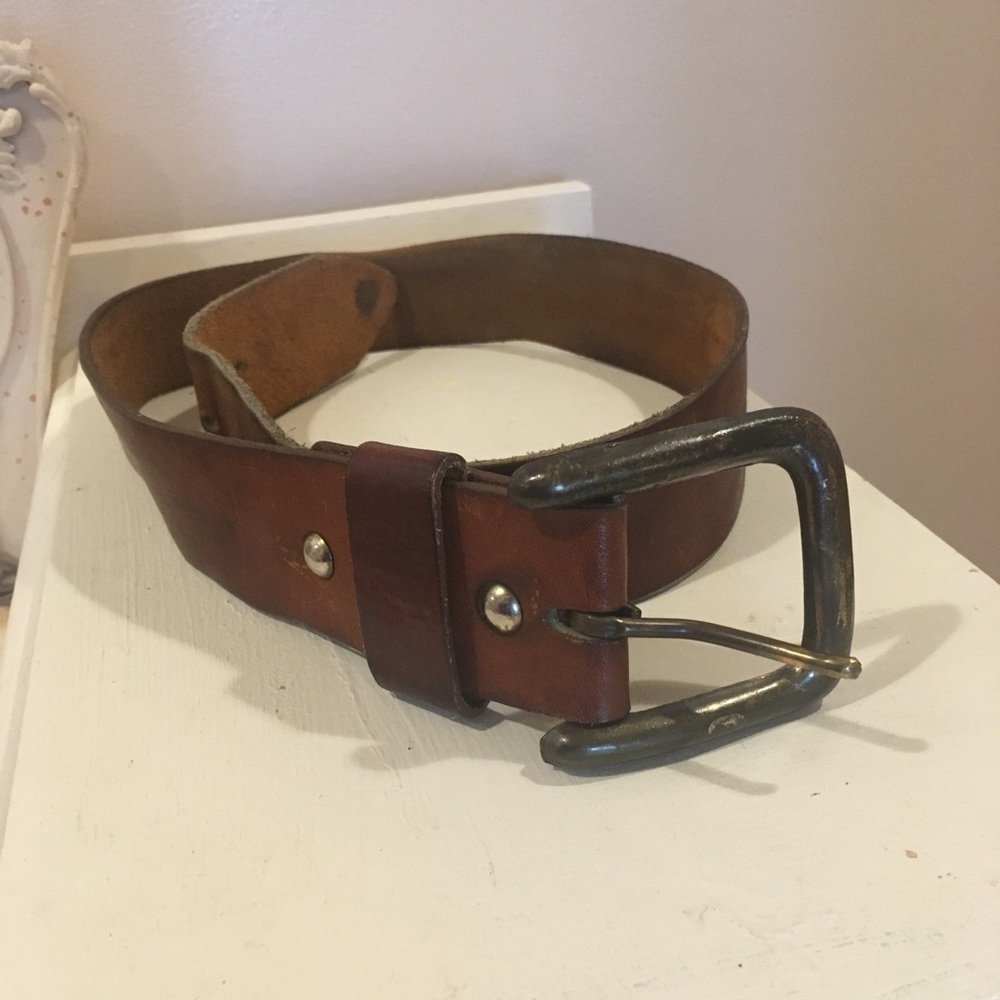 Vintage leather belt